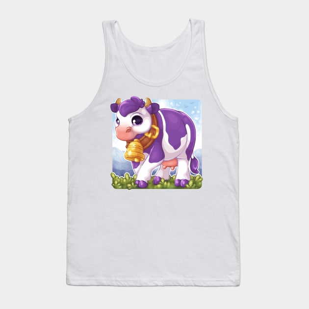 Chocolate cow Tank Top by NatureDrawing